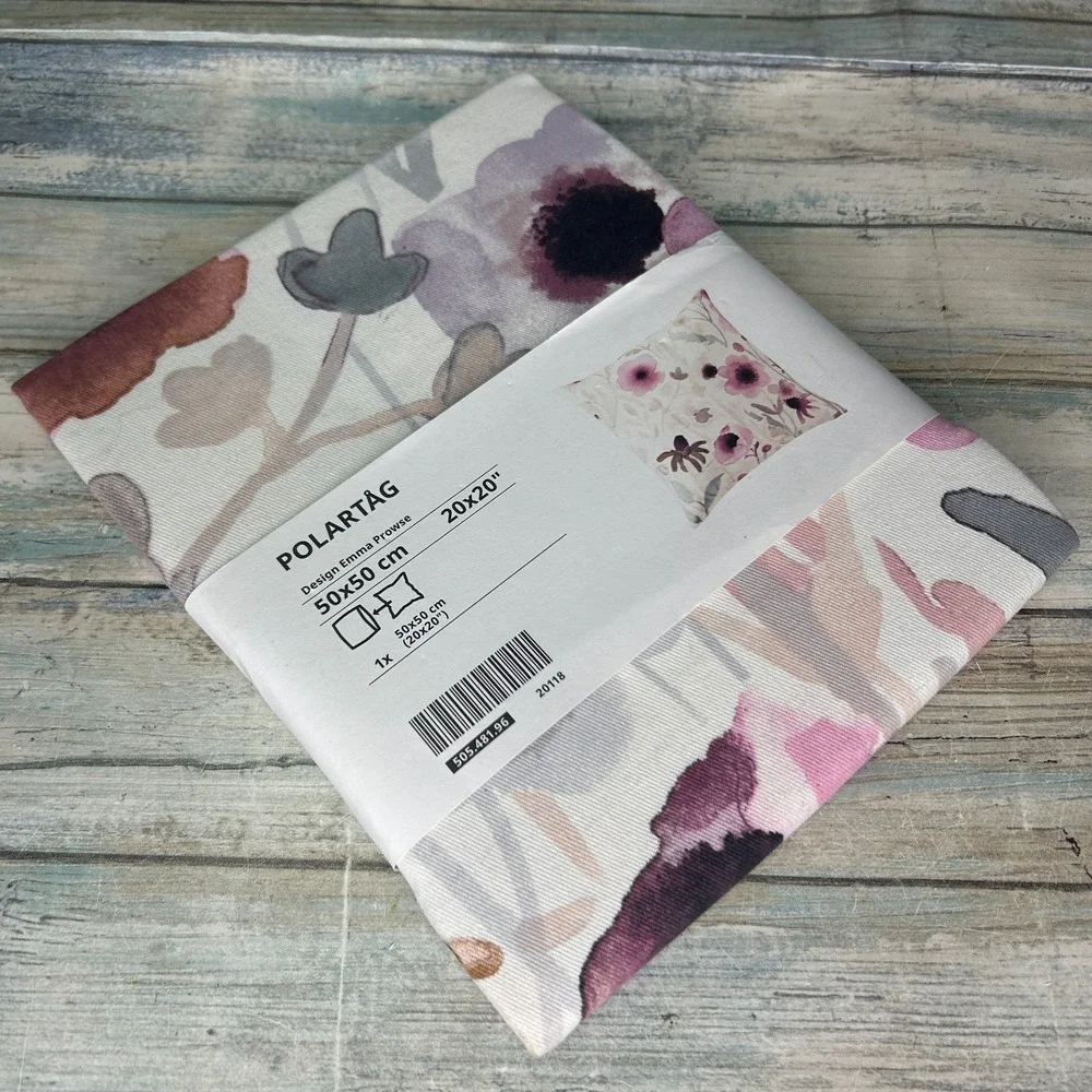 Ikea Polartag Pillow Cover Case Cotton 20
